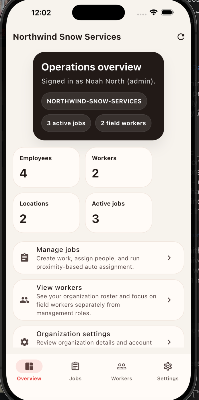Routing map screenshot thumbnail
